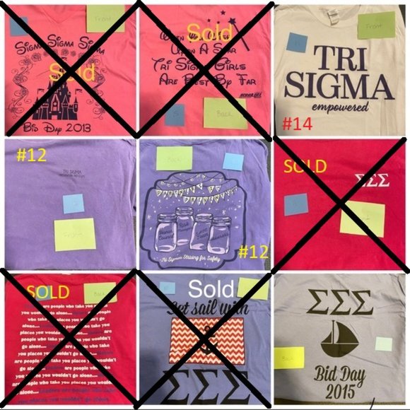 Pick 3! ΣΣΣ - Sigma Sigma Sigma - Tri Sigma shirts - Picture 4 of 6